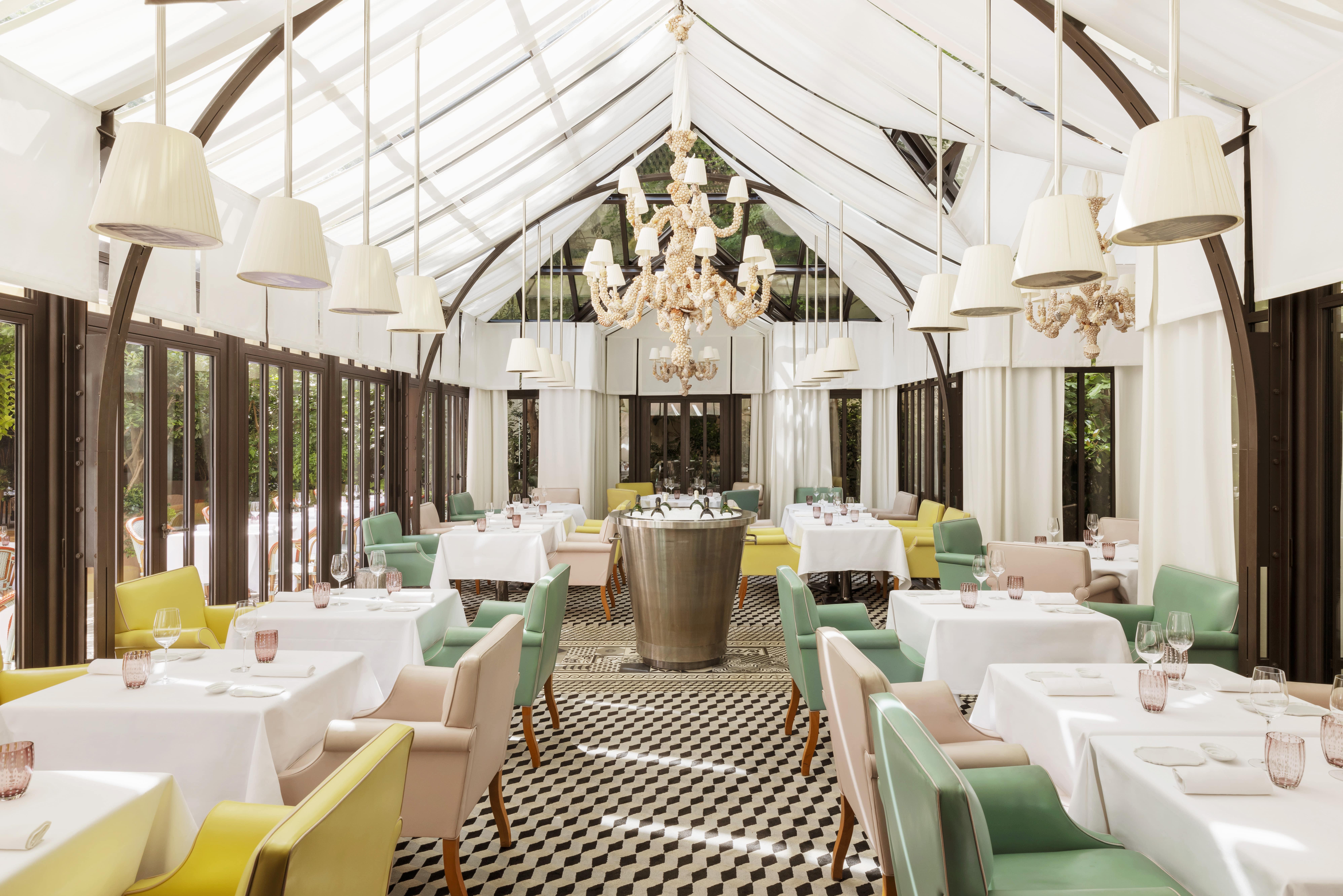 Il Carpaccio Michelin Star Italian Restaurant at Le Royal Monceau Raffles Paris