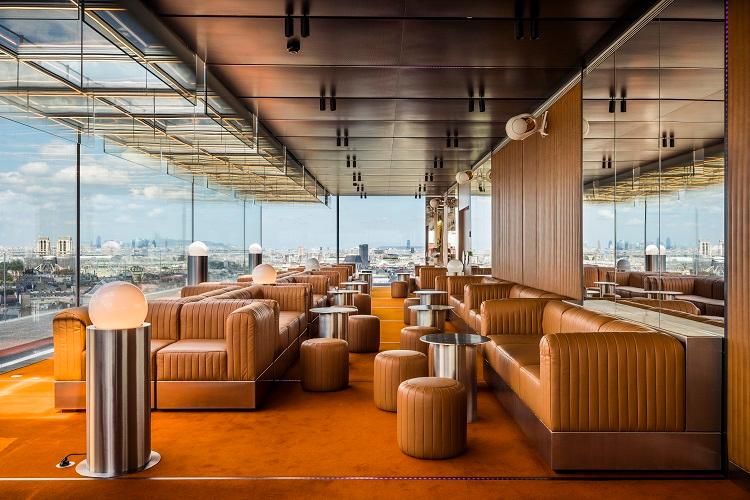 Bonnie Glass-Enclosed Rooftop Nightclub