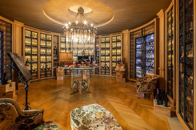 Villa Gallici Subterranean Wine Oenothèque with 800 References