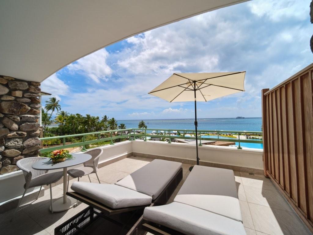 Hilton Hotel Tahiti Grand Balcony Ocean and Moorea View