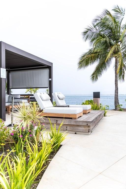 Hilton Hotel Tahiti Resort Pool and Private Cabanas