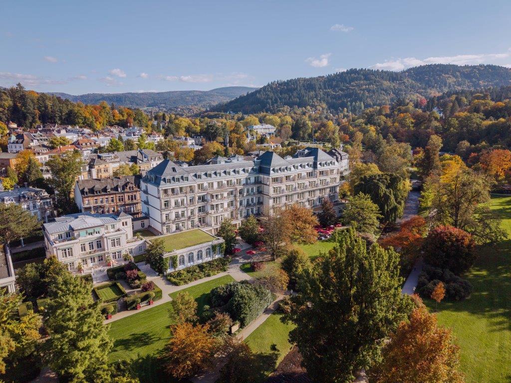 Brenners Park-Hotel & Spa iconic grand facade along Lichtentaler Allee