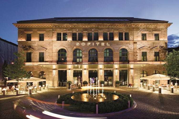Sofitel Munich Bayerpost historic 1896 Royal Post Office facade