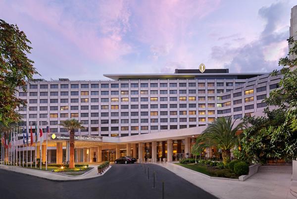 Athenaeum InterContinental Athens exterior on Syngrou Avenue