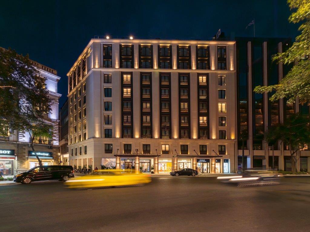 Athens Capital Hotel MGallery facade on Syntagma Square