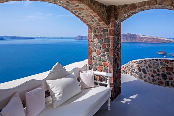 Canaves Oia Luxury Suite Minimalist Cycladic Interior