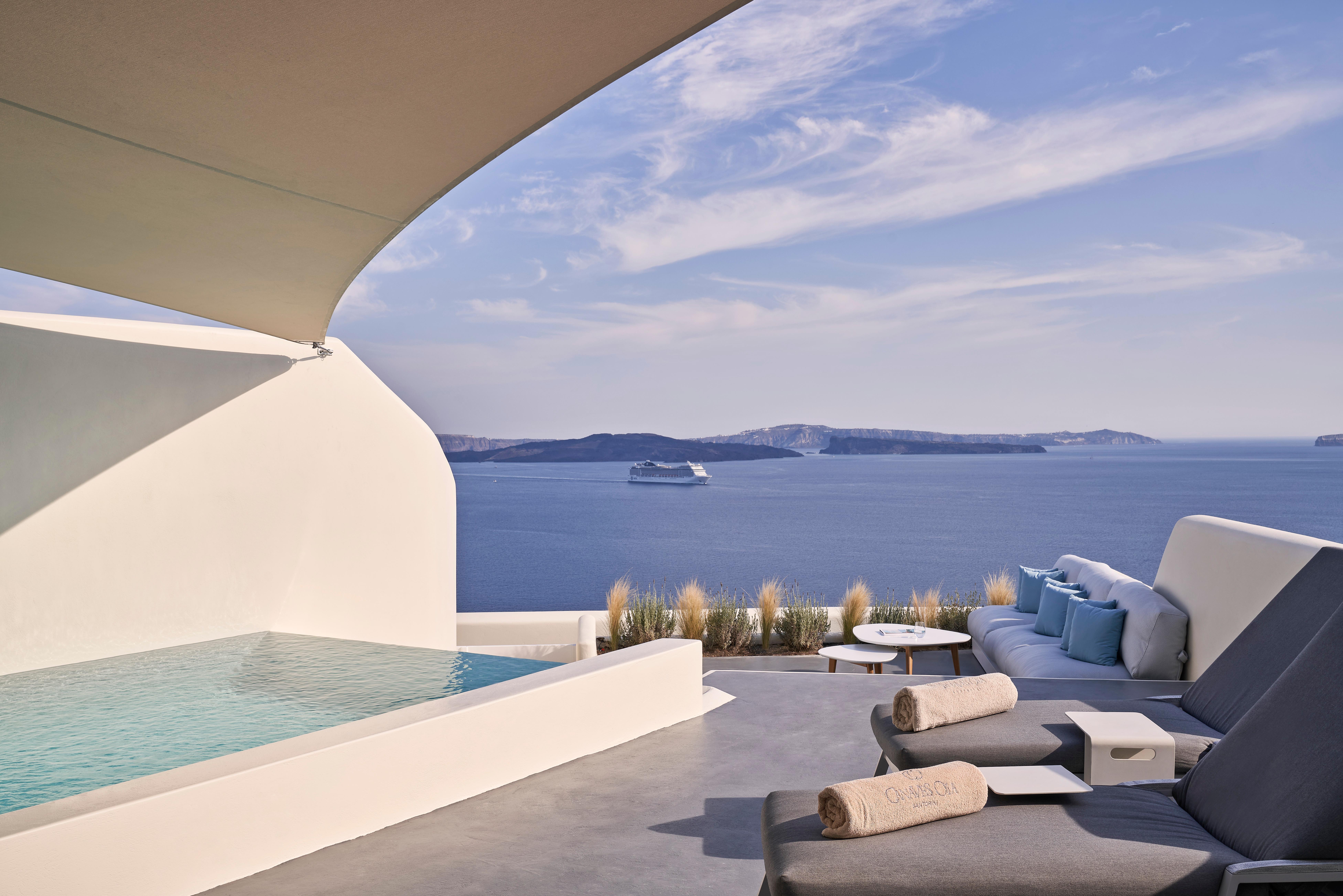 Canaves Royal Pool Suite Private Plunge Pool Terrace
