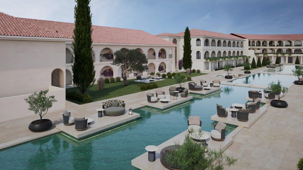Conrad Corfu Aqua Piazza Lagoon and Seaside Pools