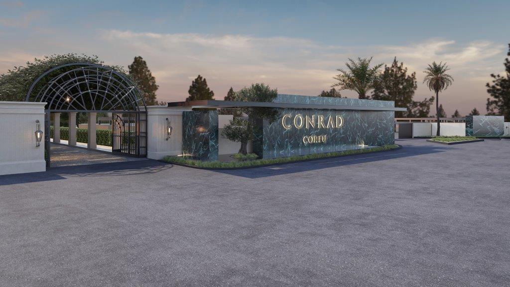 Conrad Corfu Resort Grounds and Architecture