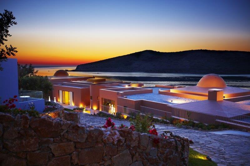 Domes of Elounda Resort with Spinalonga Castle View