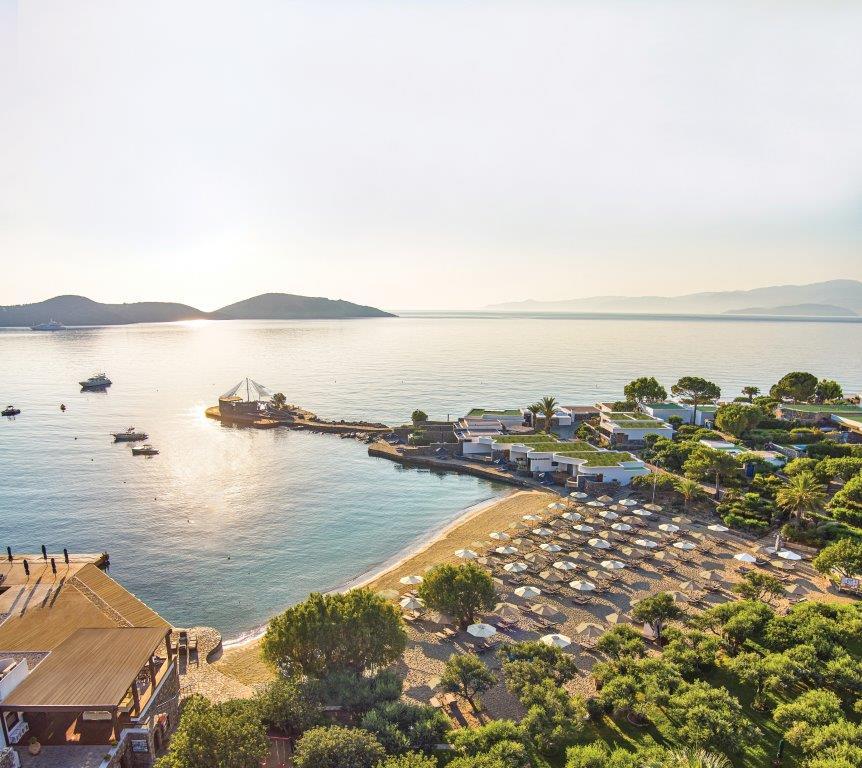 Elounda Beach Hotel Panoramic Coastline and Private Peninsula