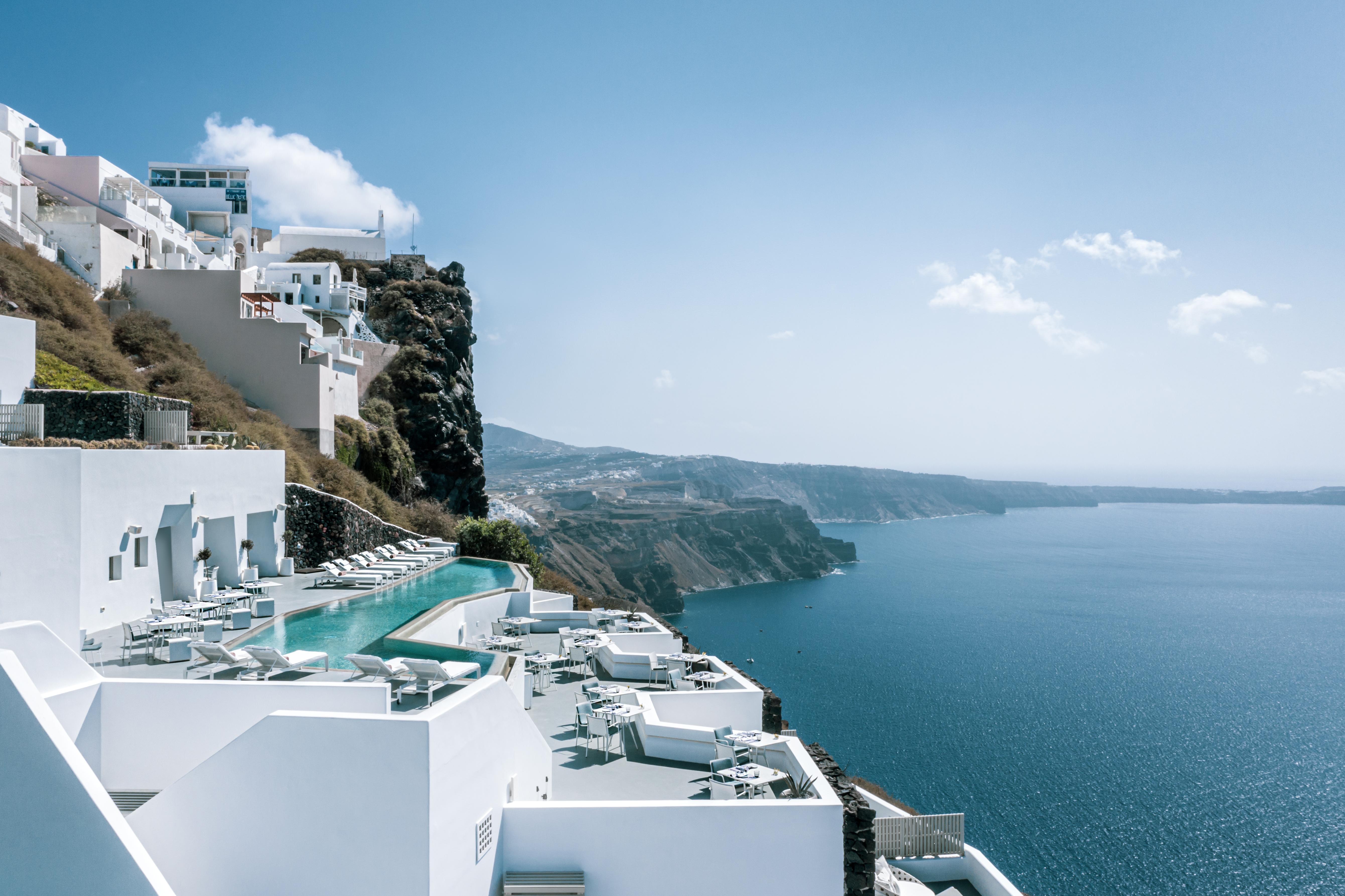 Grace Hotel Santorini Cliffside Infinity Pool and Sunset Vistas