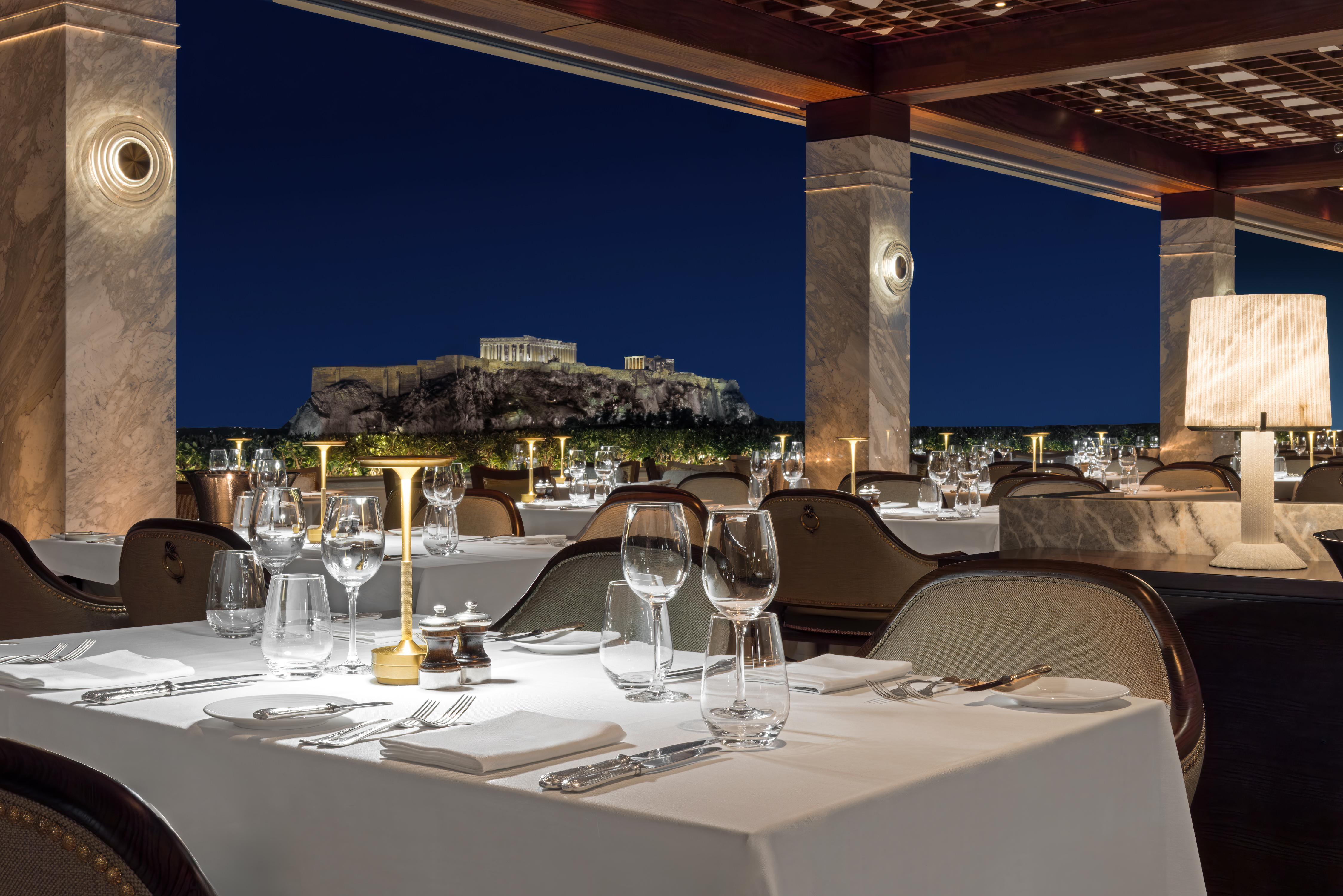 GB Roof Garden Restaurant with Acropolis View