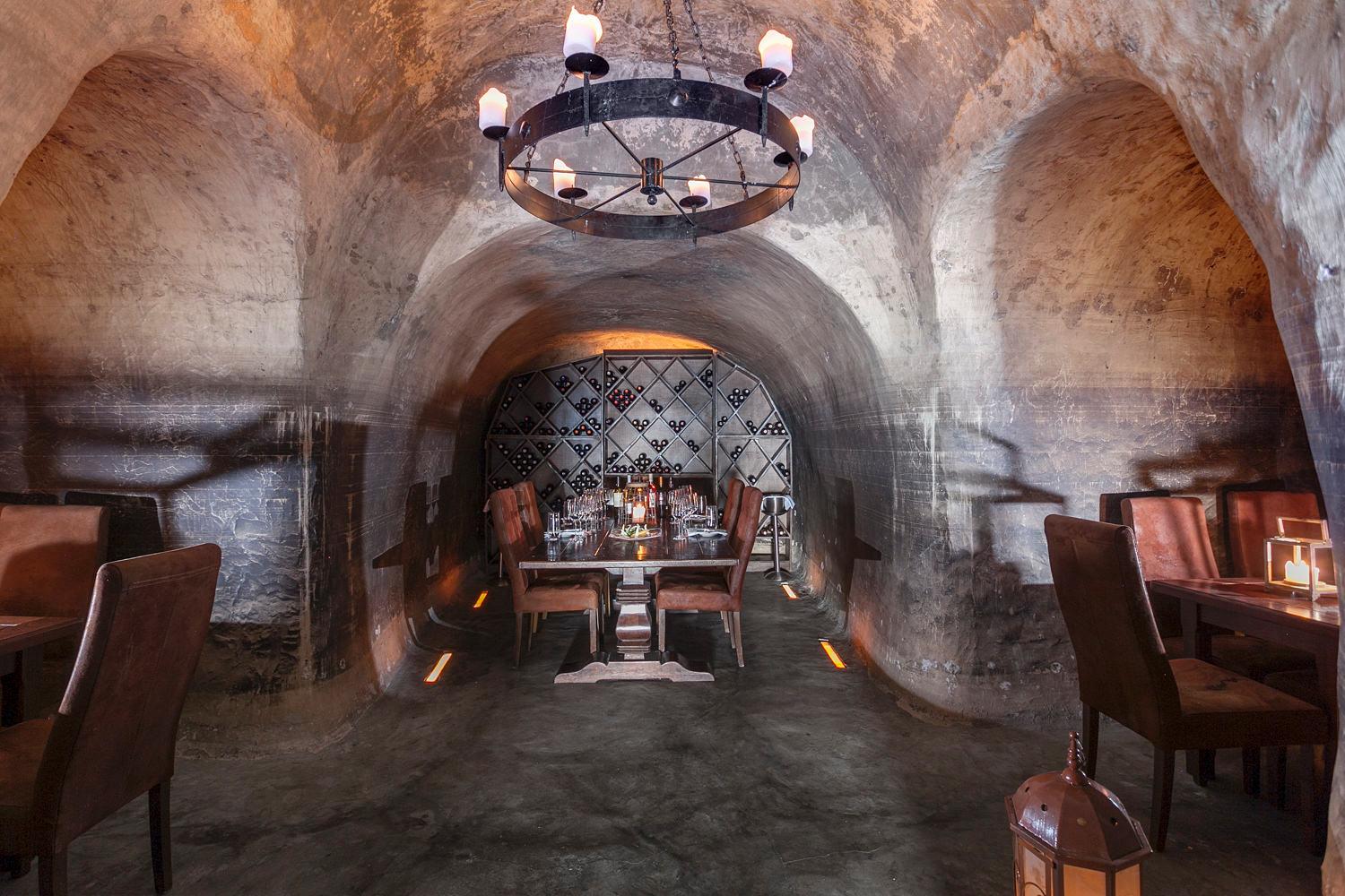 Historic 150-Year-Old Secret Wine Cave Cellar for Candlelit Private Tastings