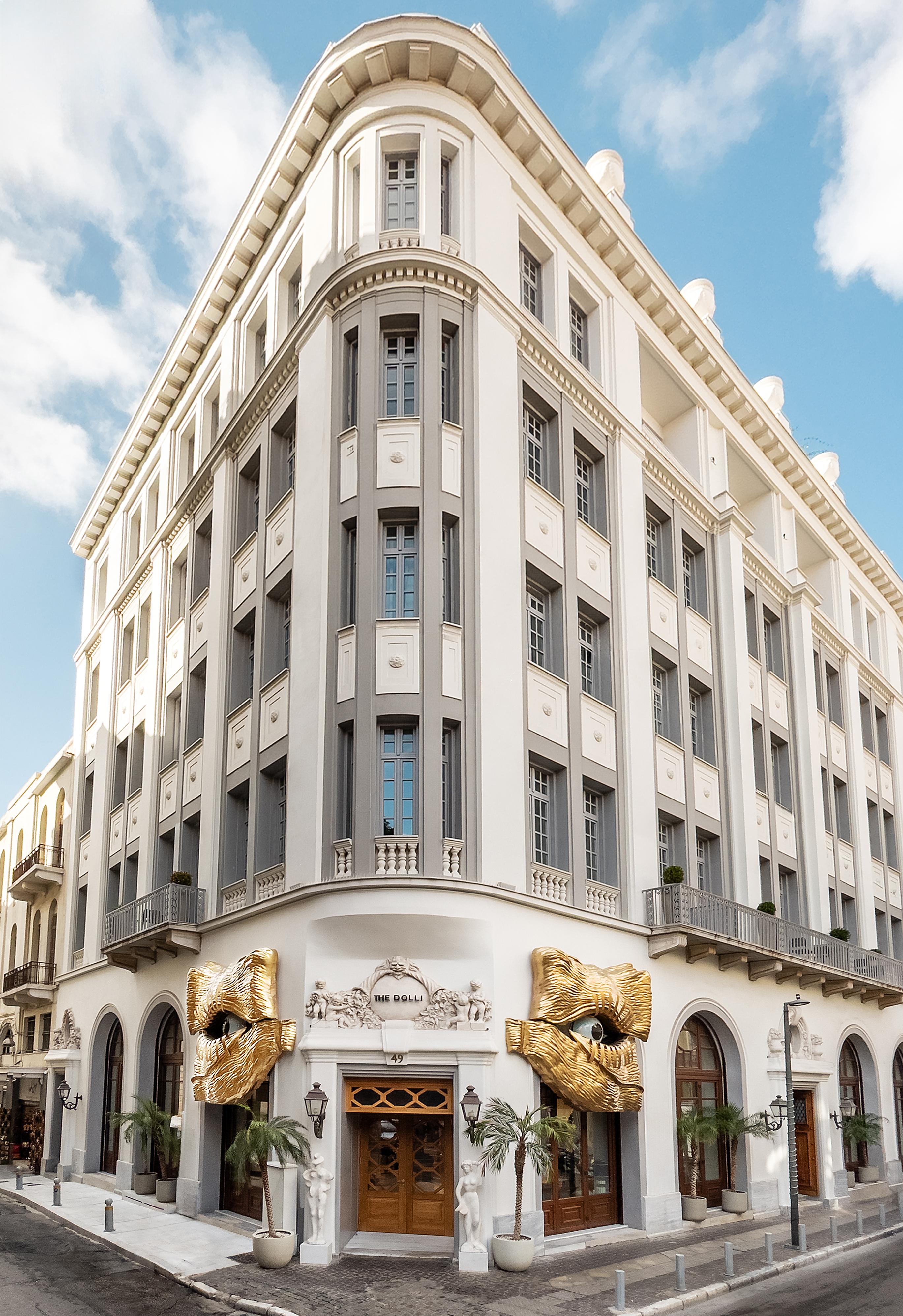 THE DOLLI Restored 1925 Andreas Kriezis Neoclassical Landmark Facade on Mitropoleos Street