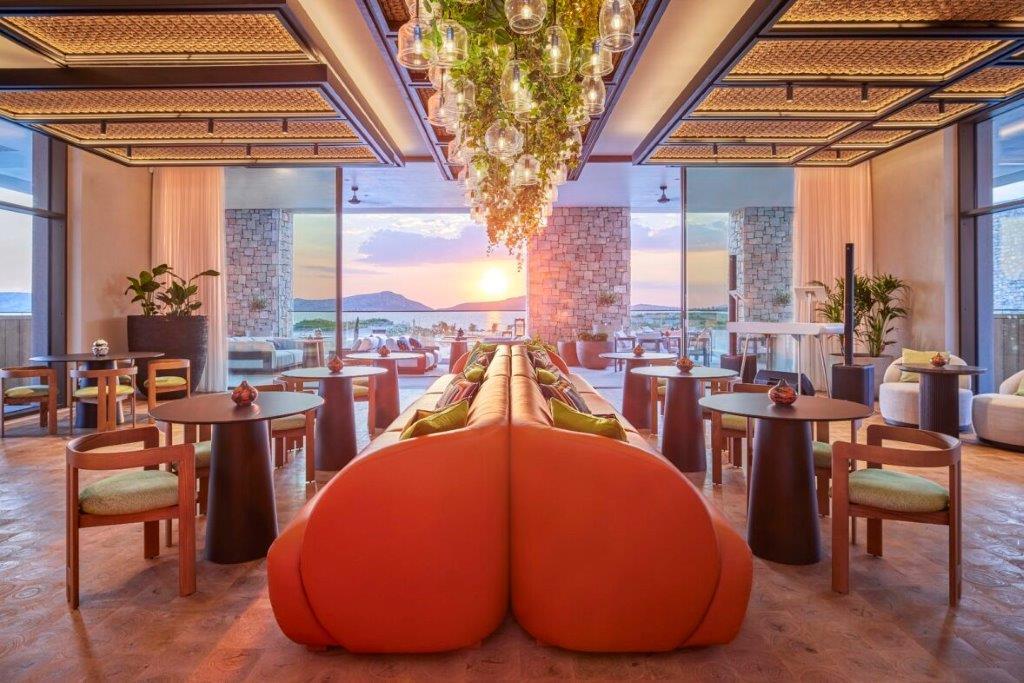 W Lounge Chic Living Room & Sunset Terrace