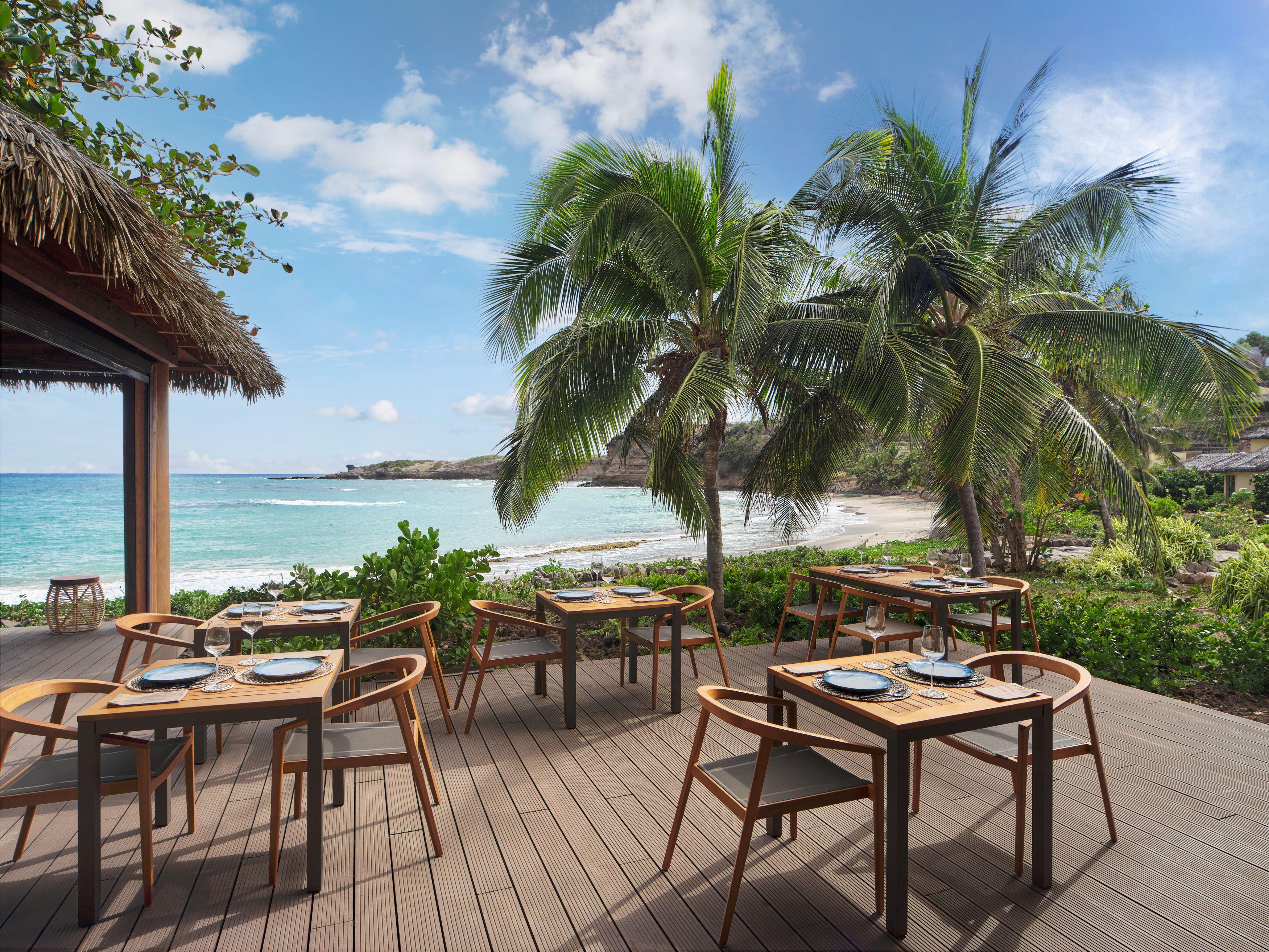SeaFire signature wood-fire and raw bar dining room