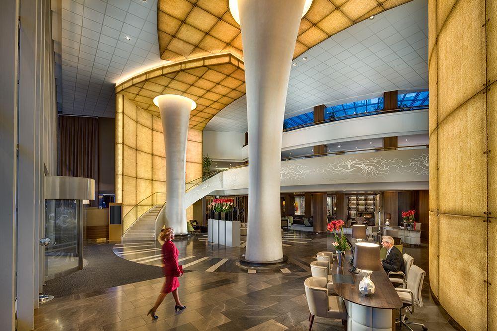 Kempinski Hotel Corvinus Grand Contemporary Lobby with Curated Artworks