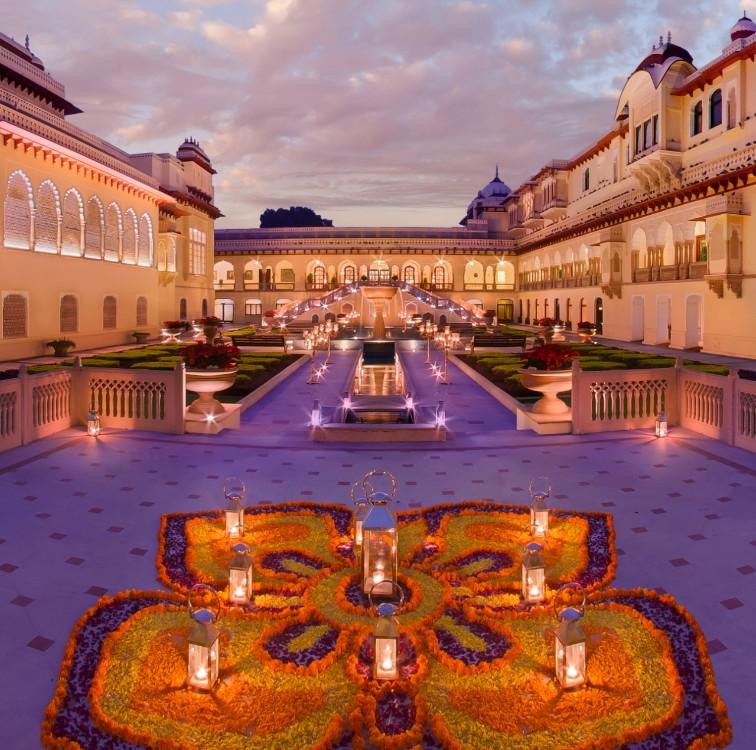 Rambagh Palace Mughal Gardens