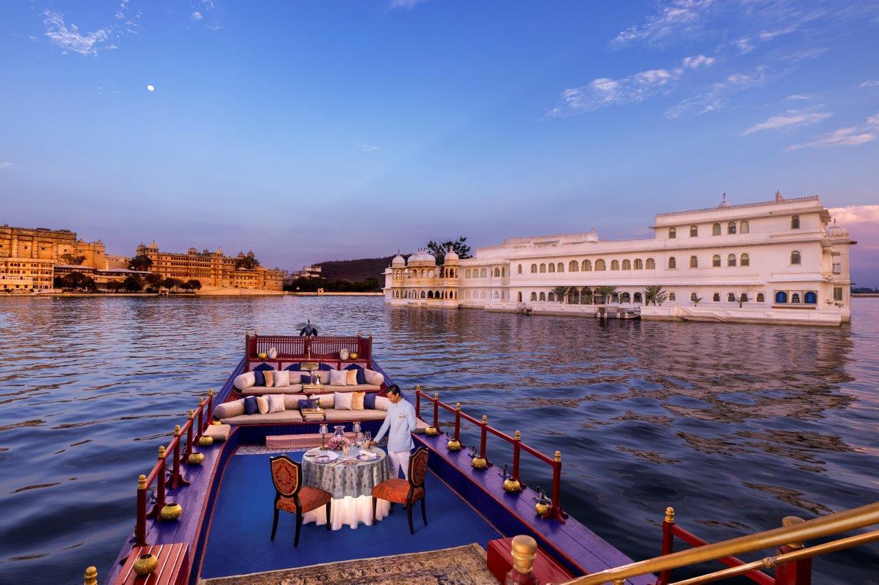 Taj Lake Palace Panoramic Lake View