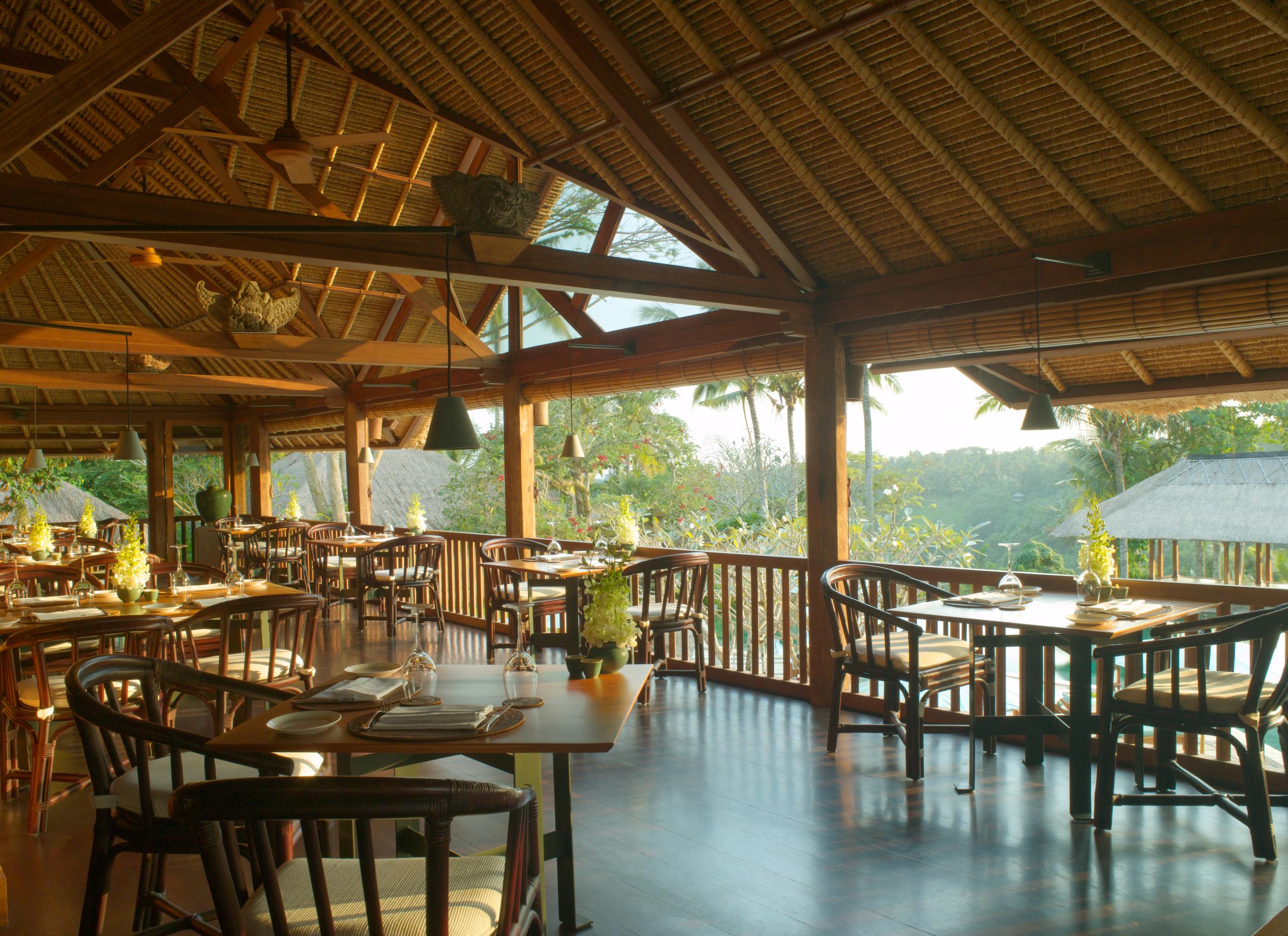 The Restaurant Open-Air Teak Pavilion
