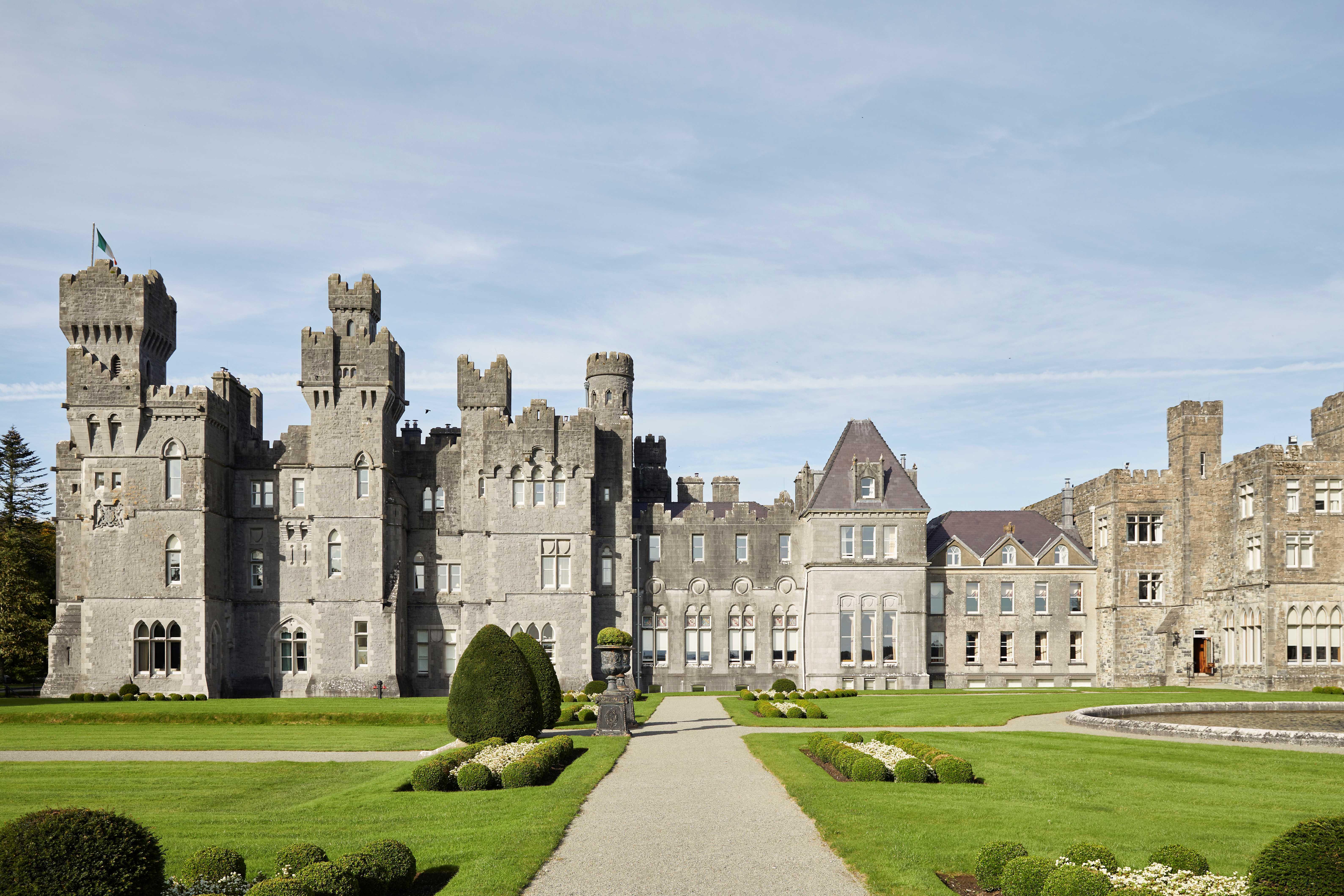 Ashford Castle 800-Year-Old Medieval Estate on Lough Corrib in Co. Mayo