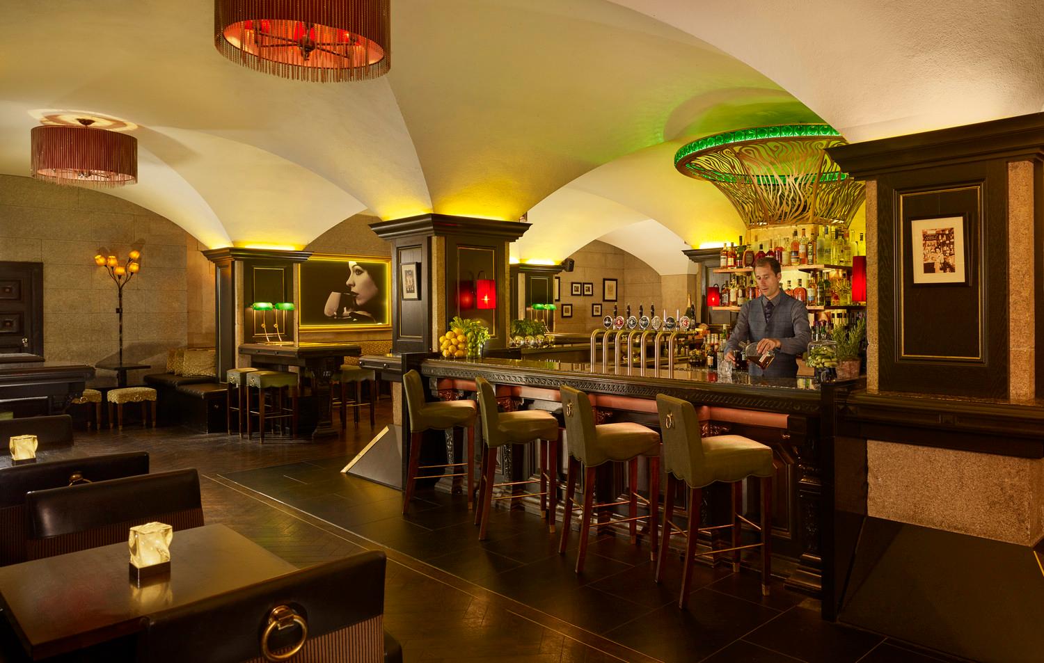 The Mint Bar Concealed Within the Original 19th-Century Subterranean Bank Vaults