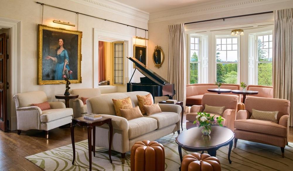 The Drawing Room with Open Fireplaces, Fine Art, and Victorian Antiques