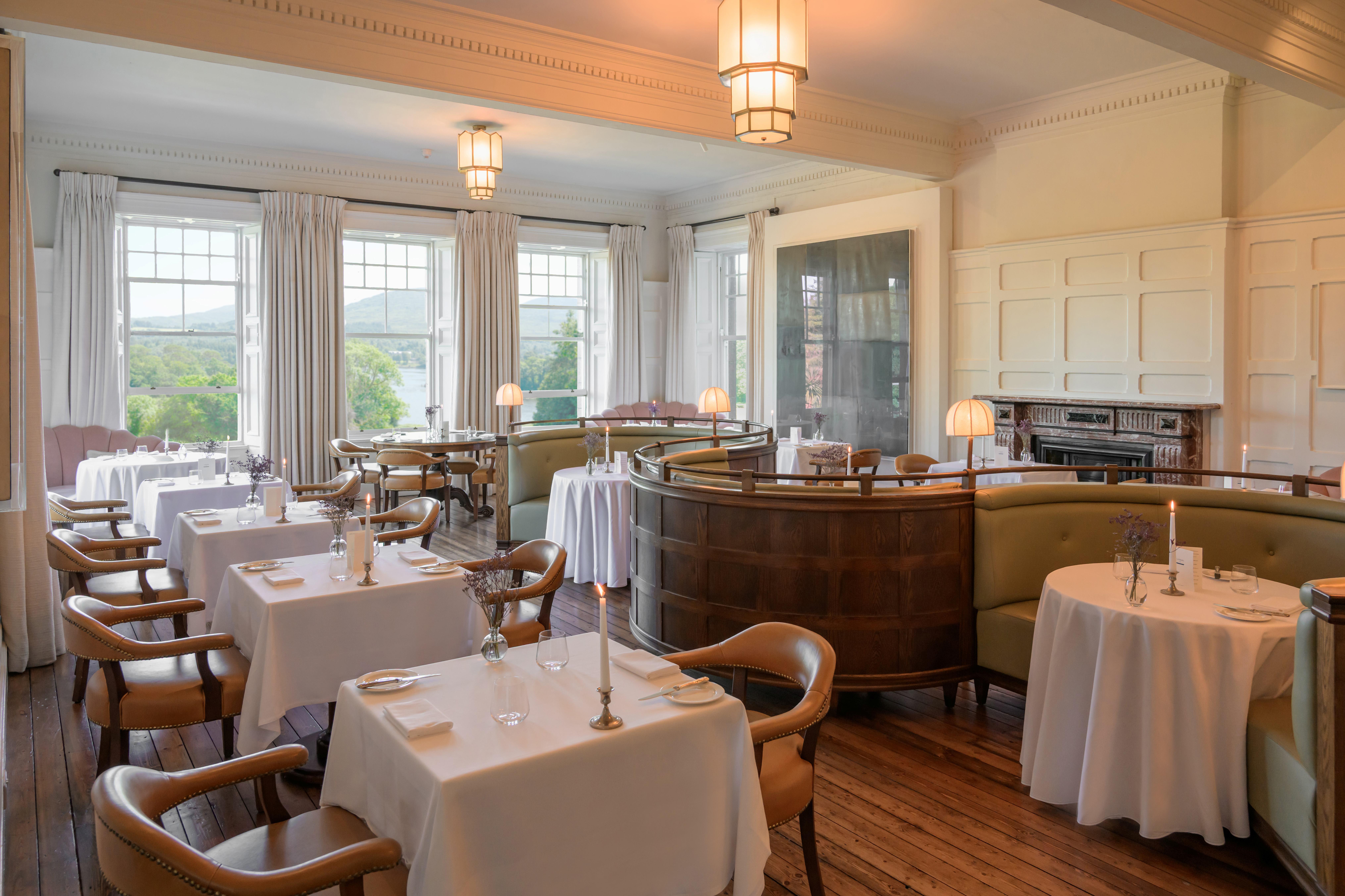 Landline Restaurant with Sweeping Vistas over Kenmare Bay and Caha Mountains