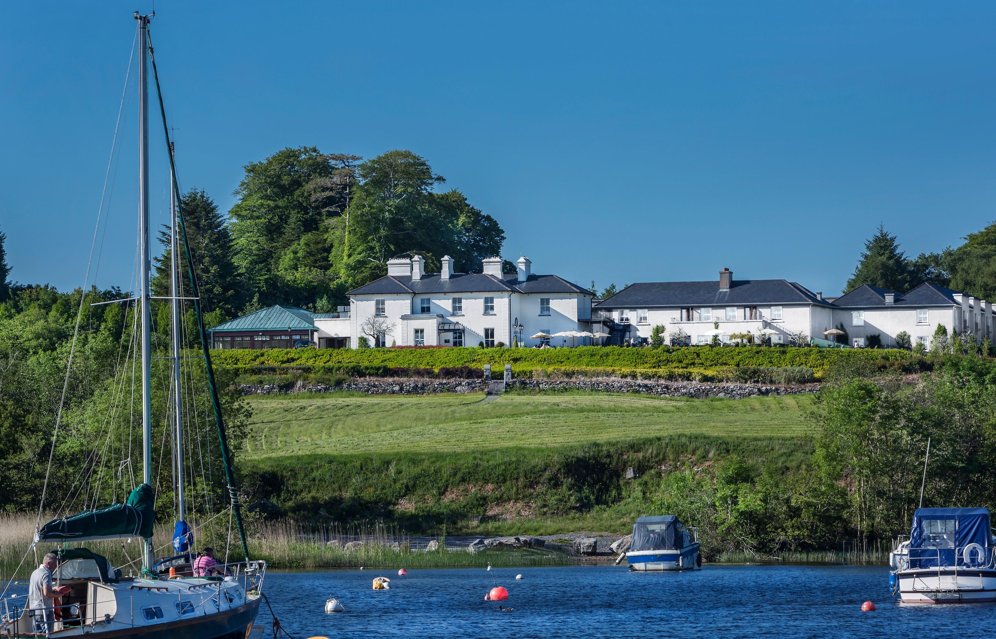 The Lodge at Ashford Castle Historic Country House Exterior on Lough Corrib