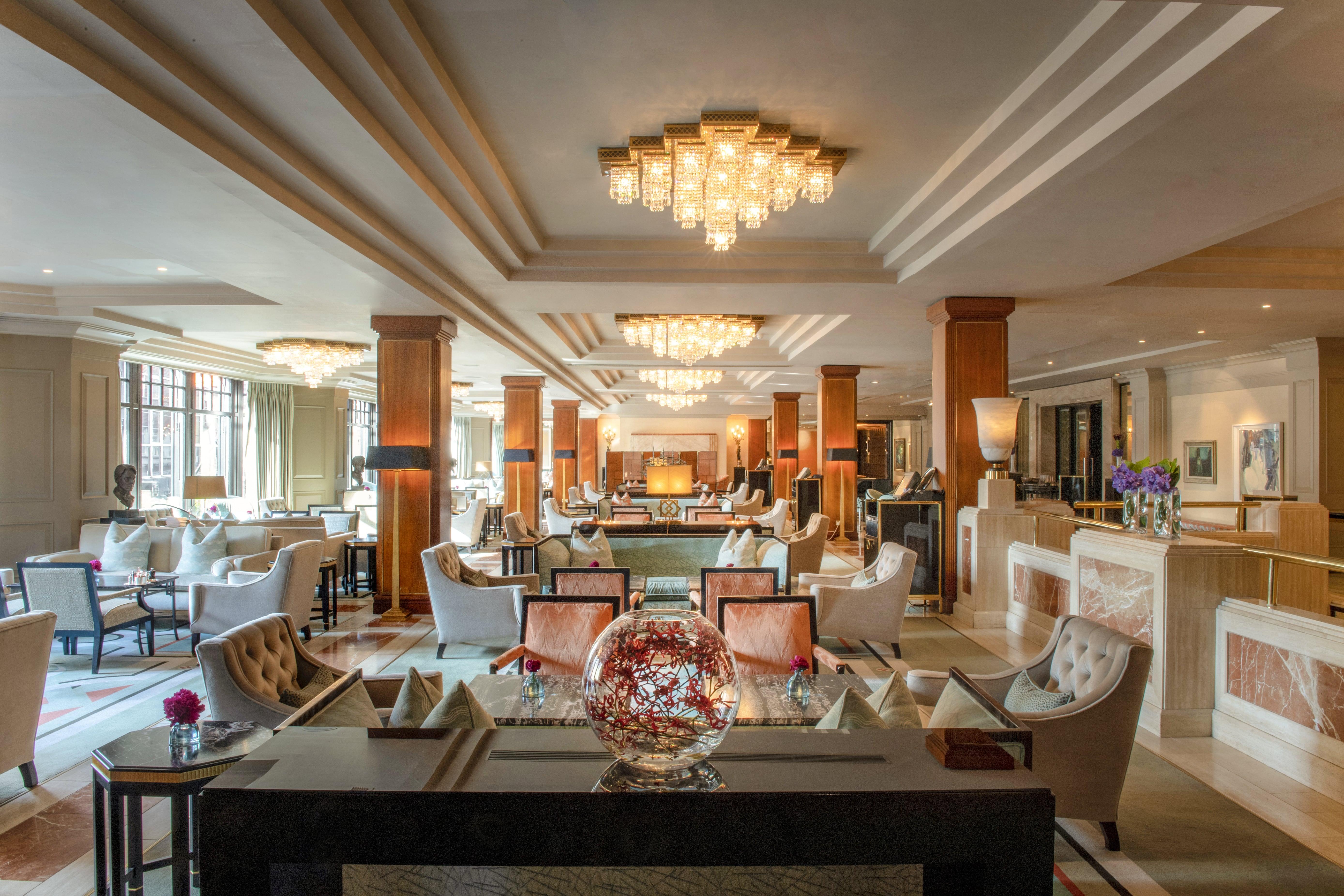 The Gallery Lounge at The Westbury Dublin Featuring Afternoon Tea and Irish Art