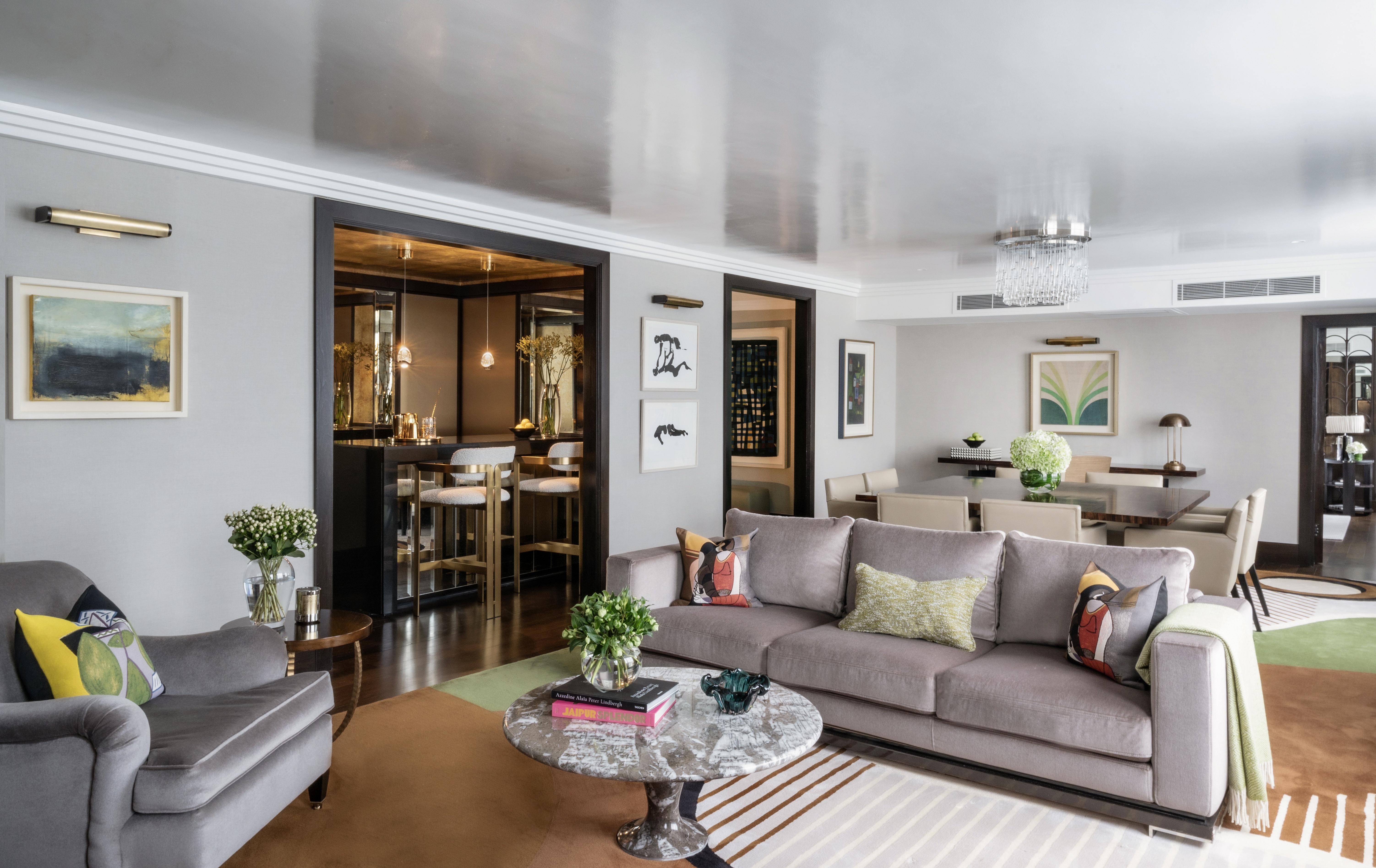 The P.V. Doyle Presidential Suite with Custom Bar and Private Sauna