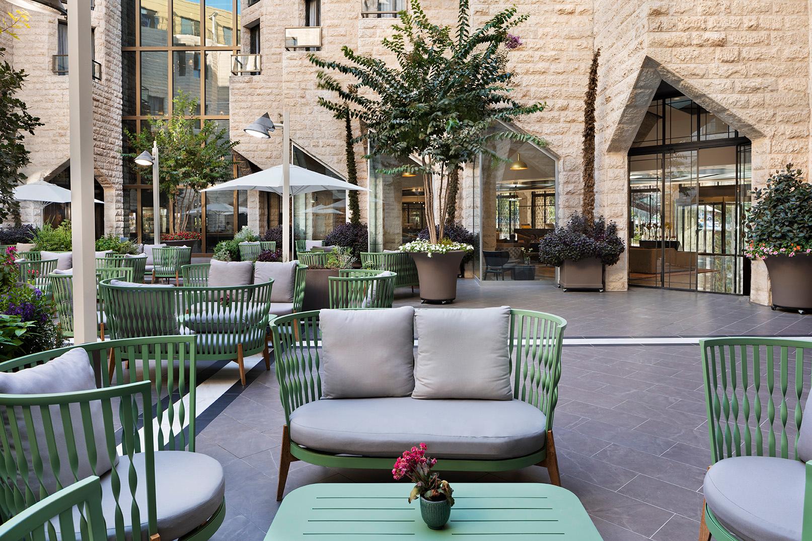 Jerusalem Stone Courtyard