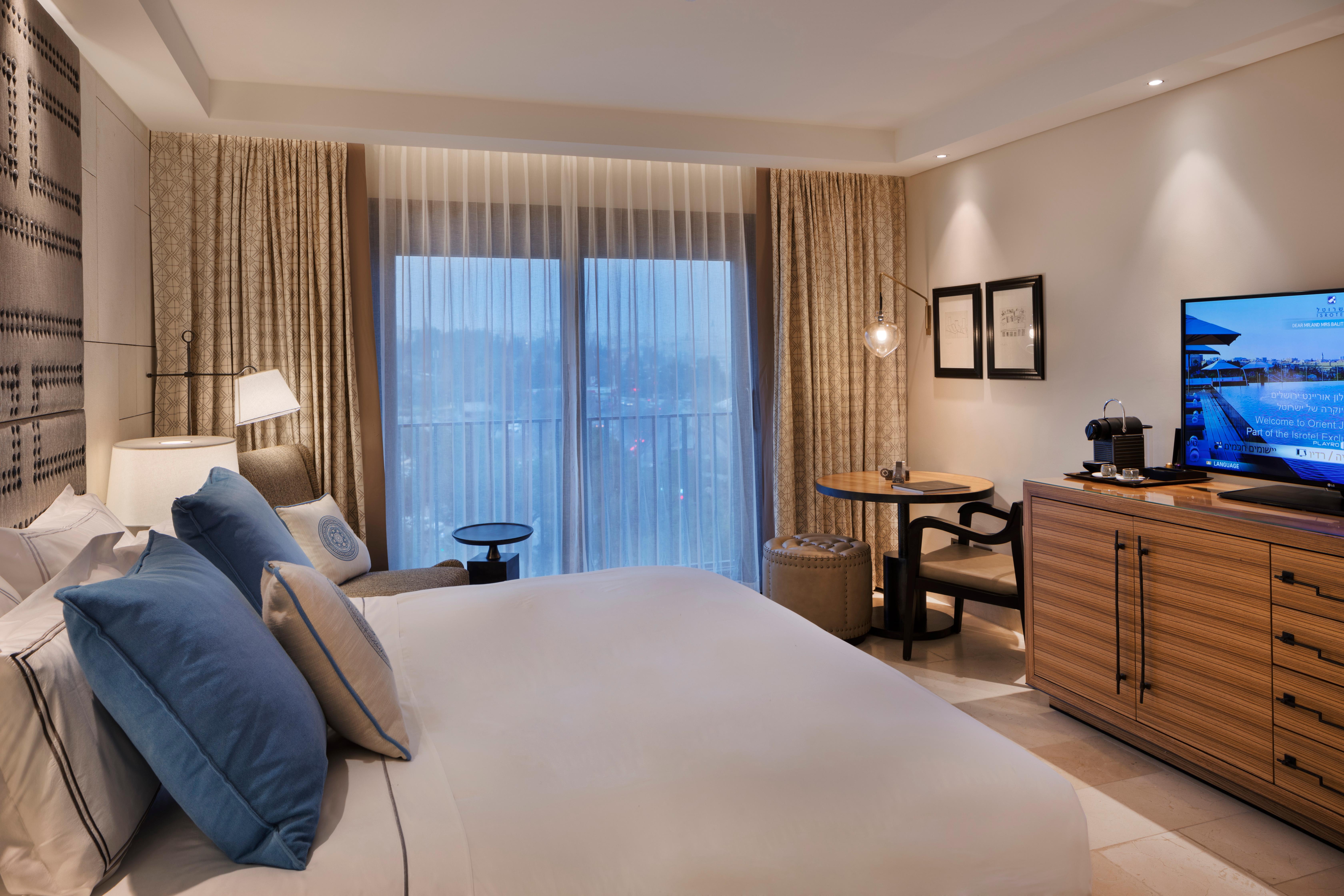 Sophisticated Orient Room with Custom Contemporary Furnishings