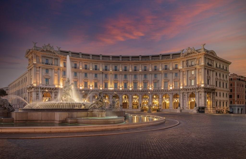 Anantara Palazzo Naiadi Neoclassical Facade on Piazza della Repubblica