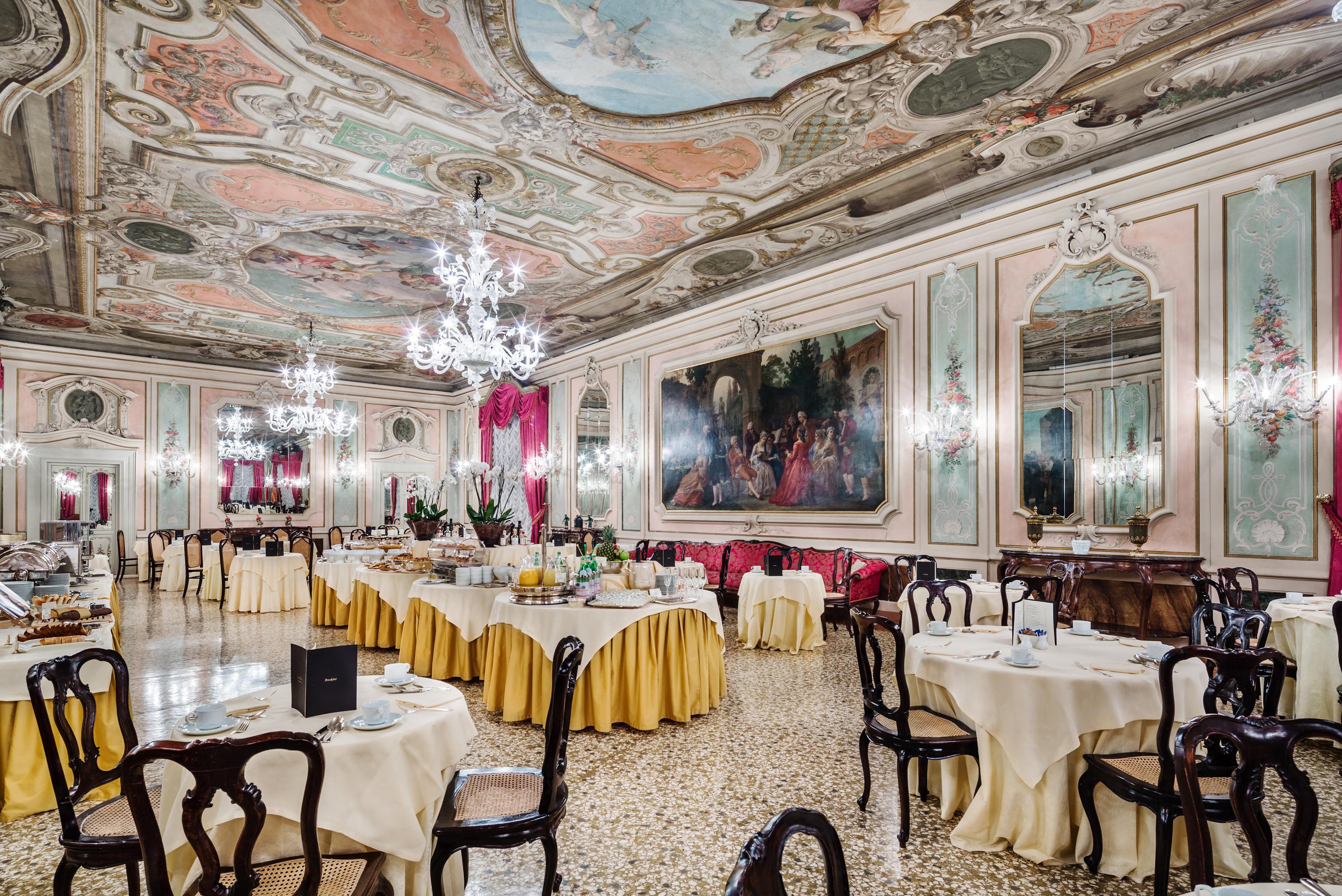 Salone Marco Polo with 18th-Century Tiepolo School Frescoes