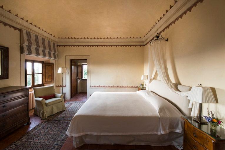 Signature Villa Suite with 18th-Century Ceiling Frescoes, Terracotta Floors, and Period Antiques