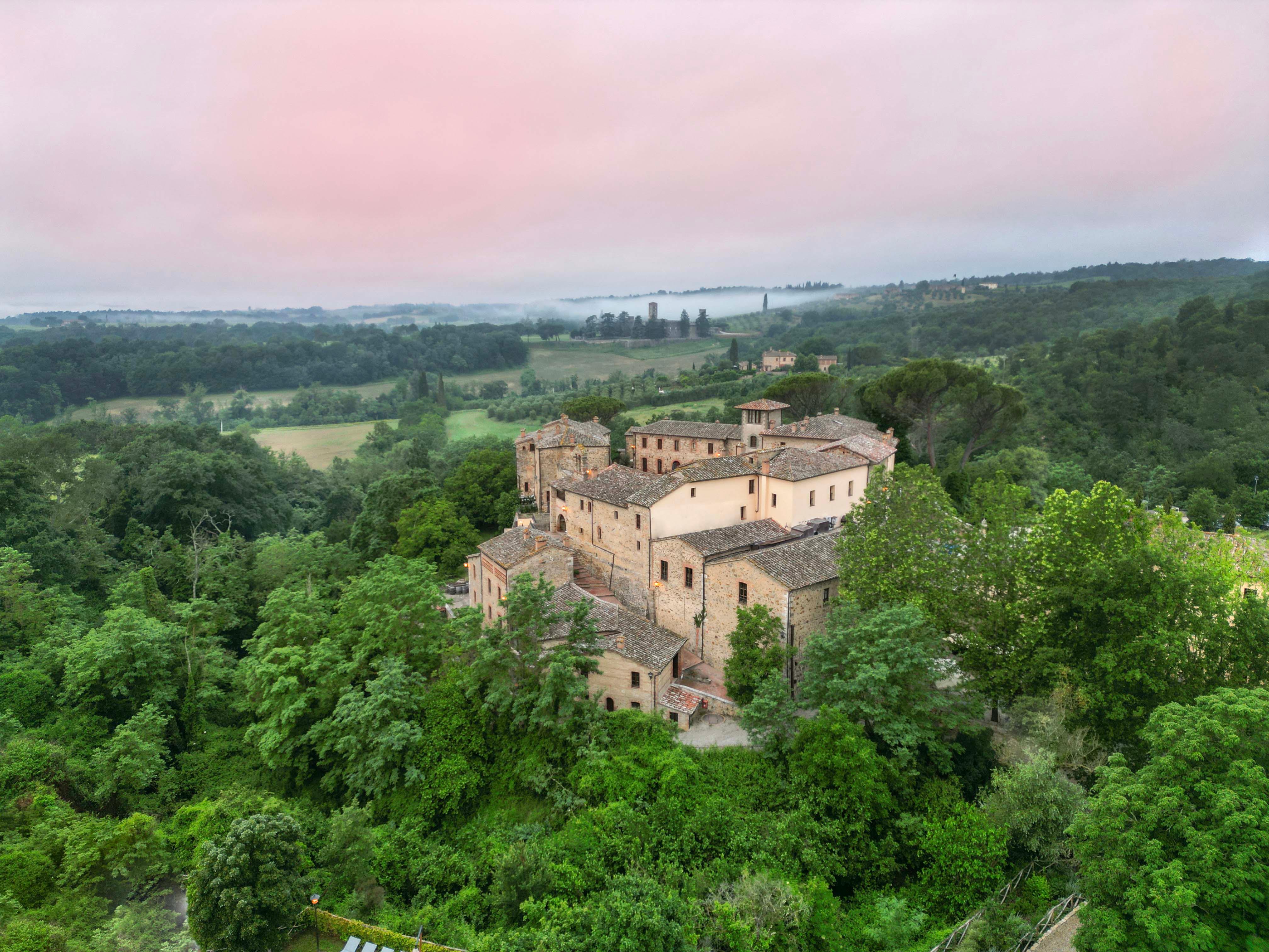 Castel Monastero Medieval Hamlet in Chianti Tuscany