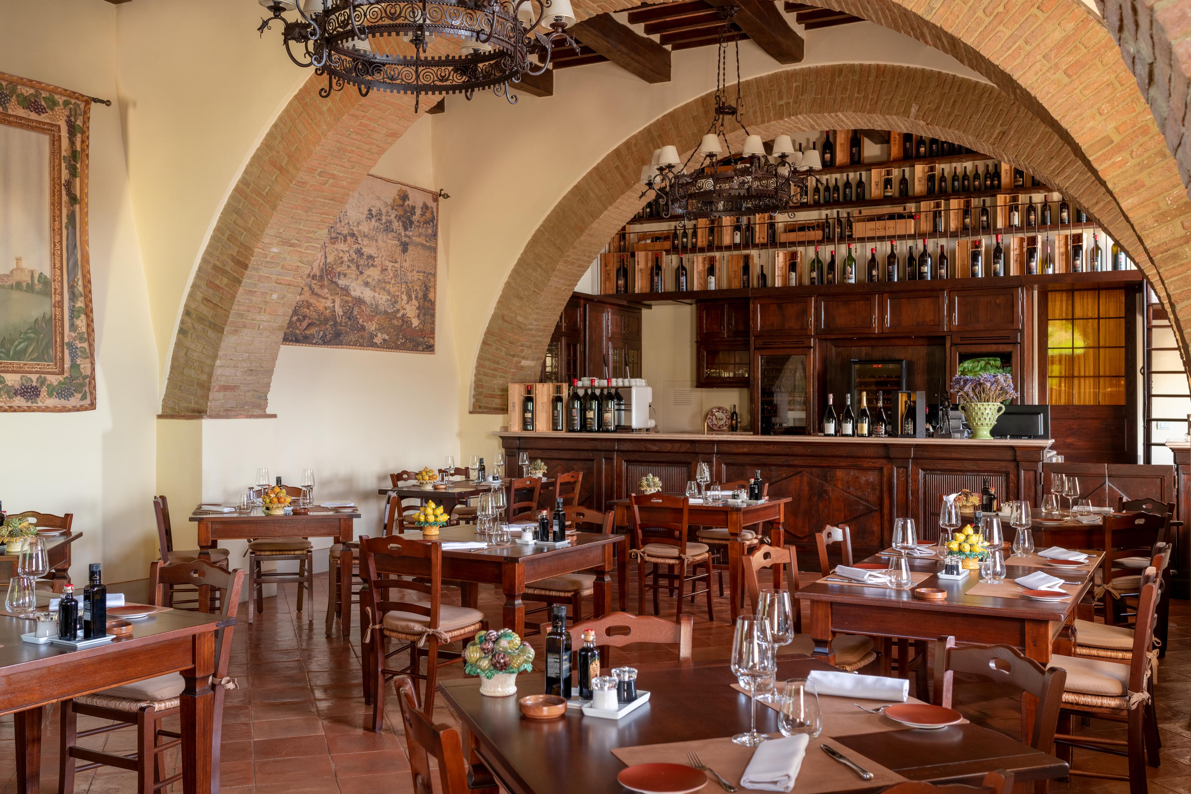 La Taverna Restaurant in Vaulted Wine Cellars