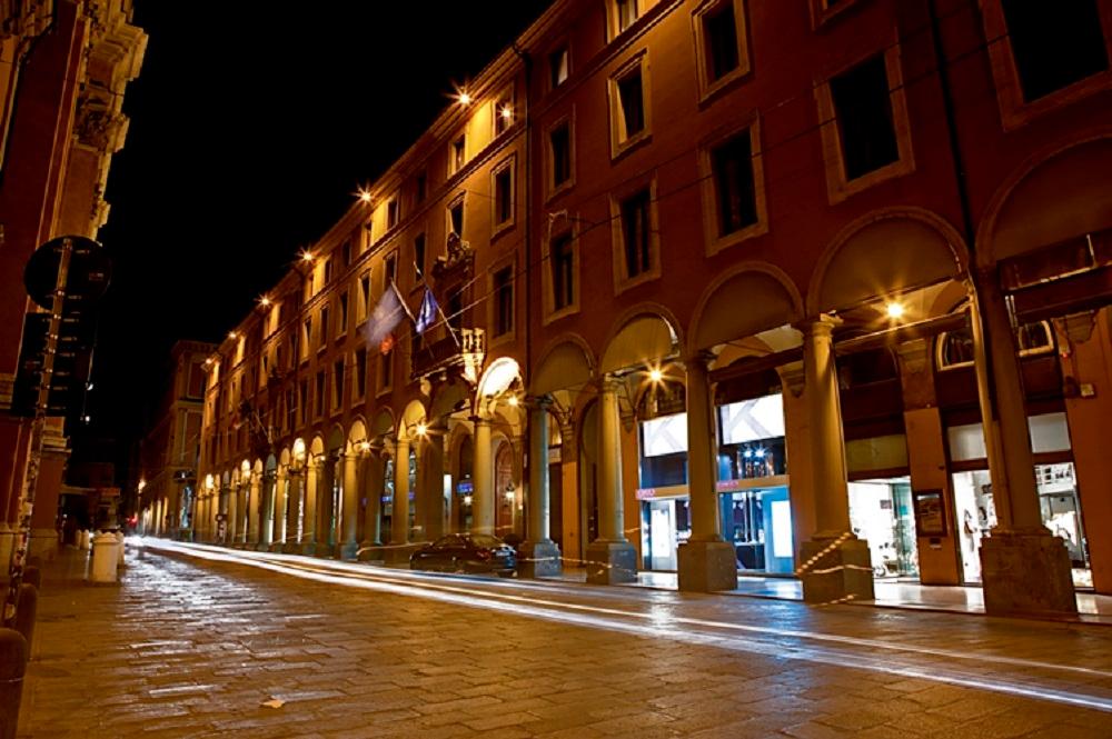18th-Century Palazzo Facade on Via Indipendenza