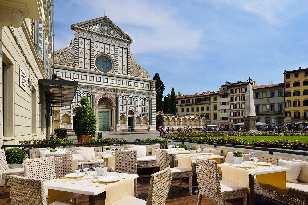 La Buona Novella Al Fresco Dining Terrace in Piazza Santa Maria Novella