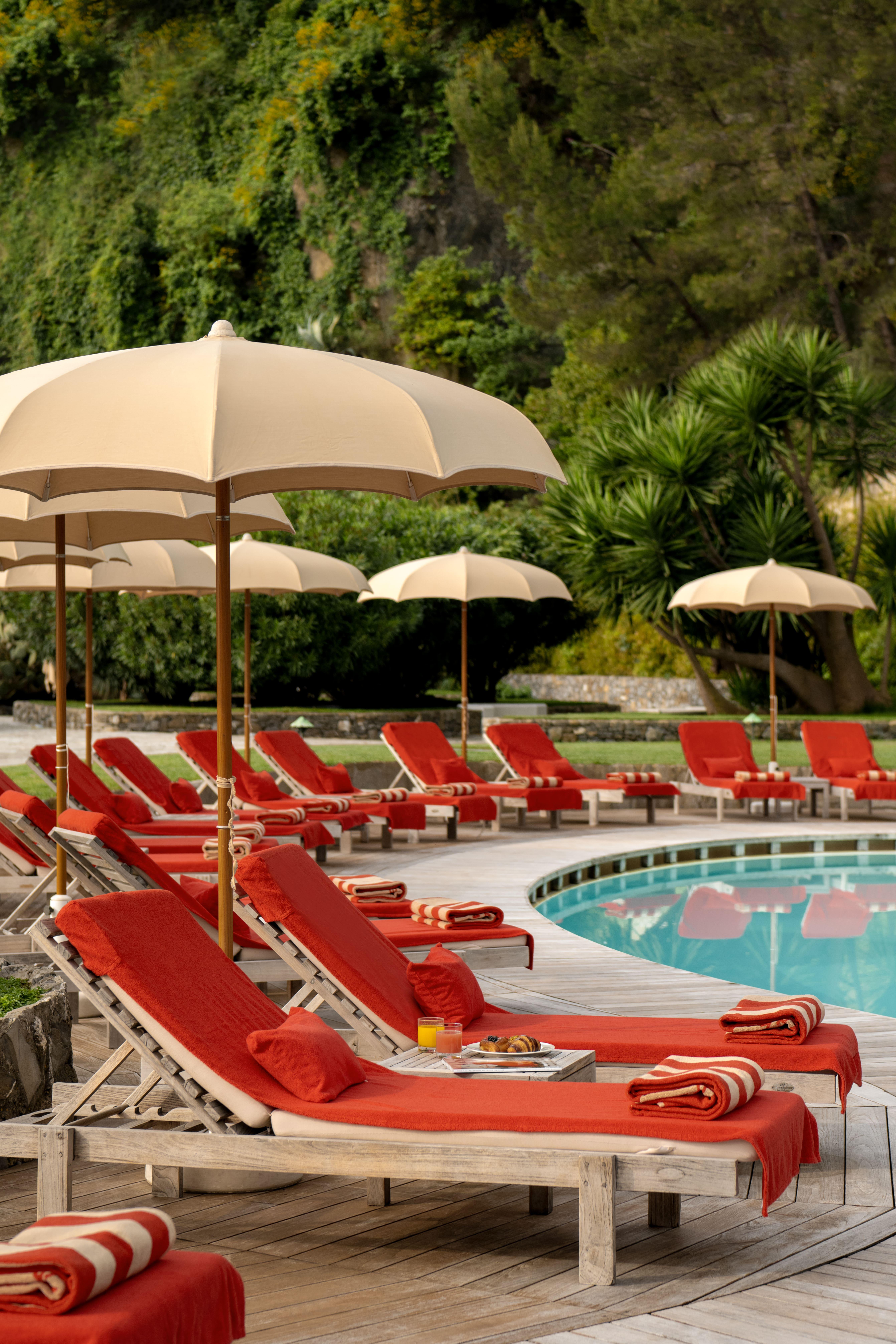 Heated Seawater Pool in Century-Old Gardens
