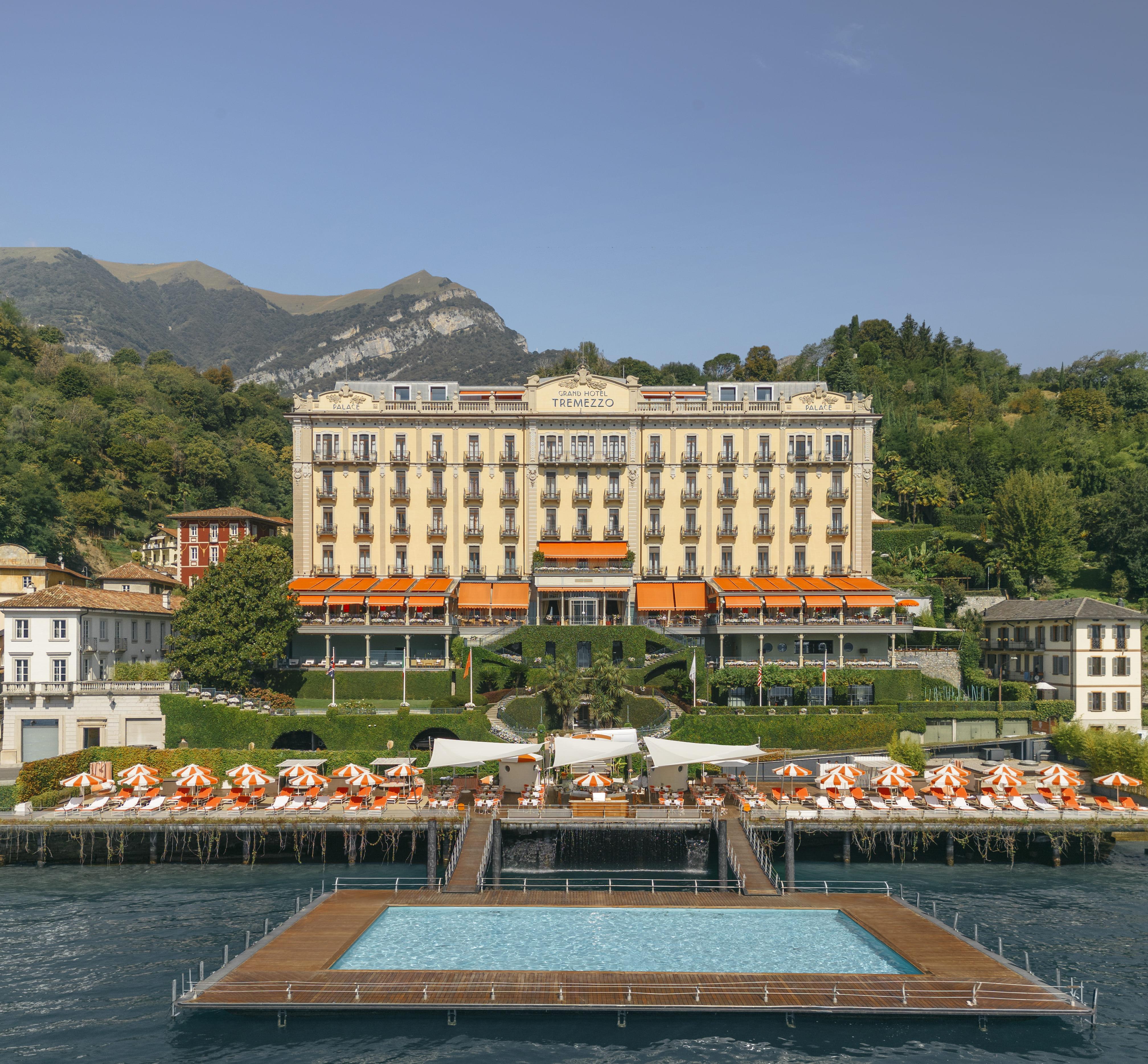 Grand Hotel Tremezzo Lake Como Floating Pool and Bellagio Views