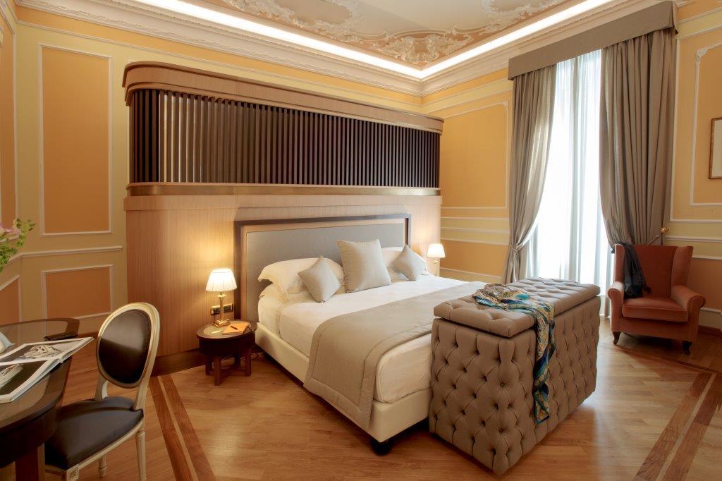 Presidential Suite Bedroom and Living Salon