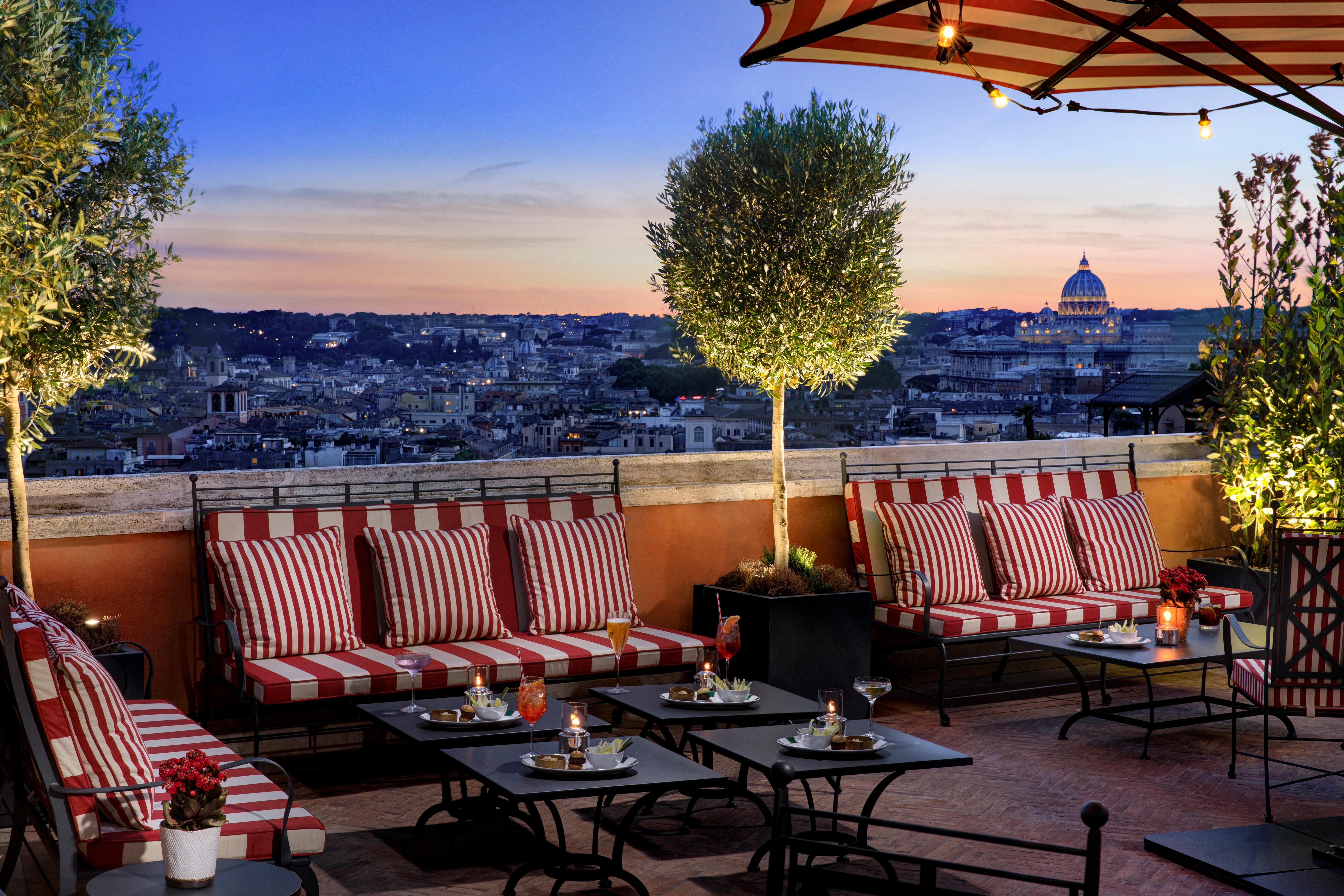 Hotel De La Ville, a Rocco Forte hotel - Spanish Steps panoramic rooftop hotel