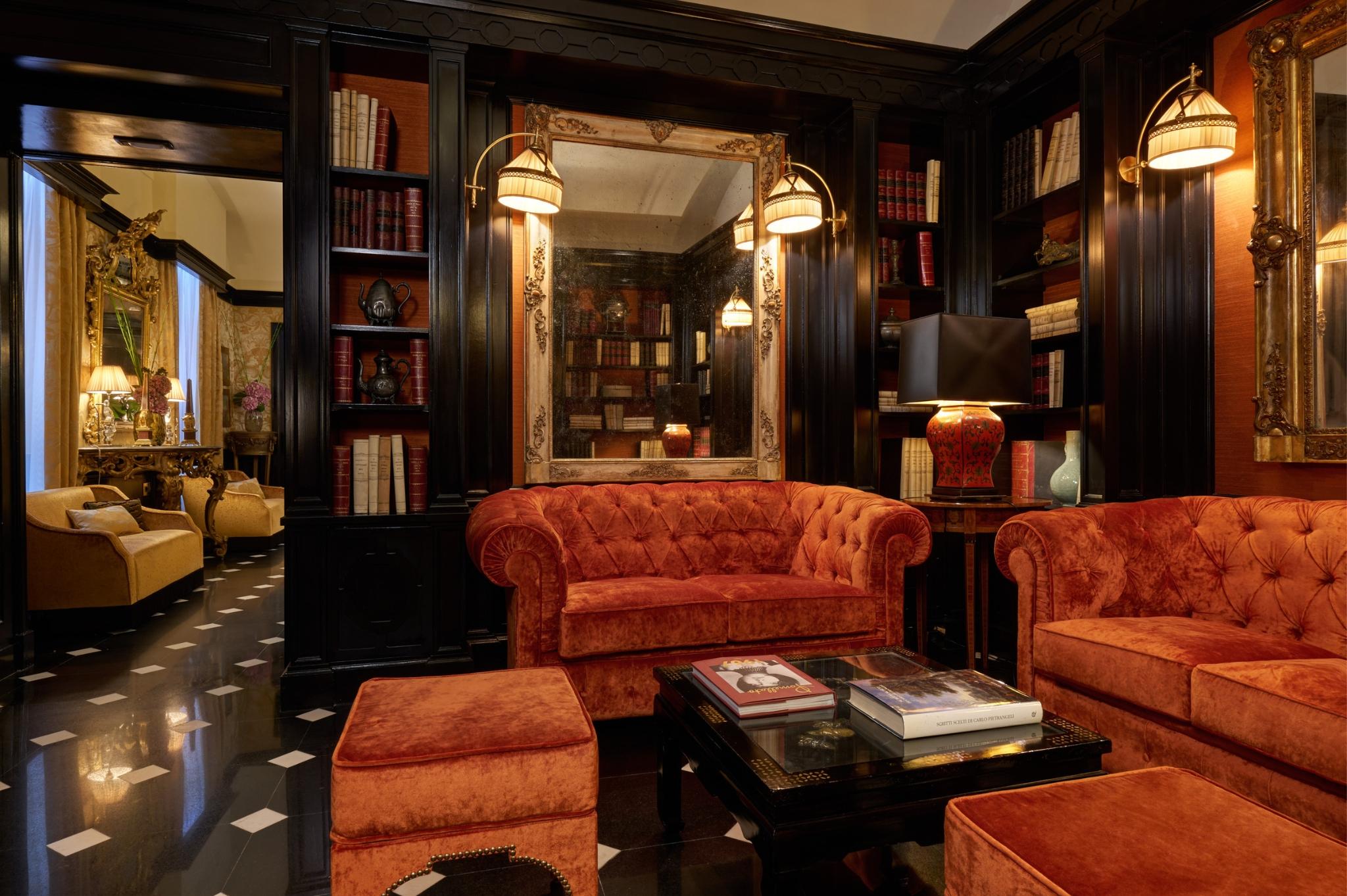 Historic Torlonia Library Salon