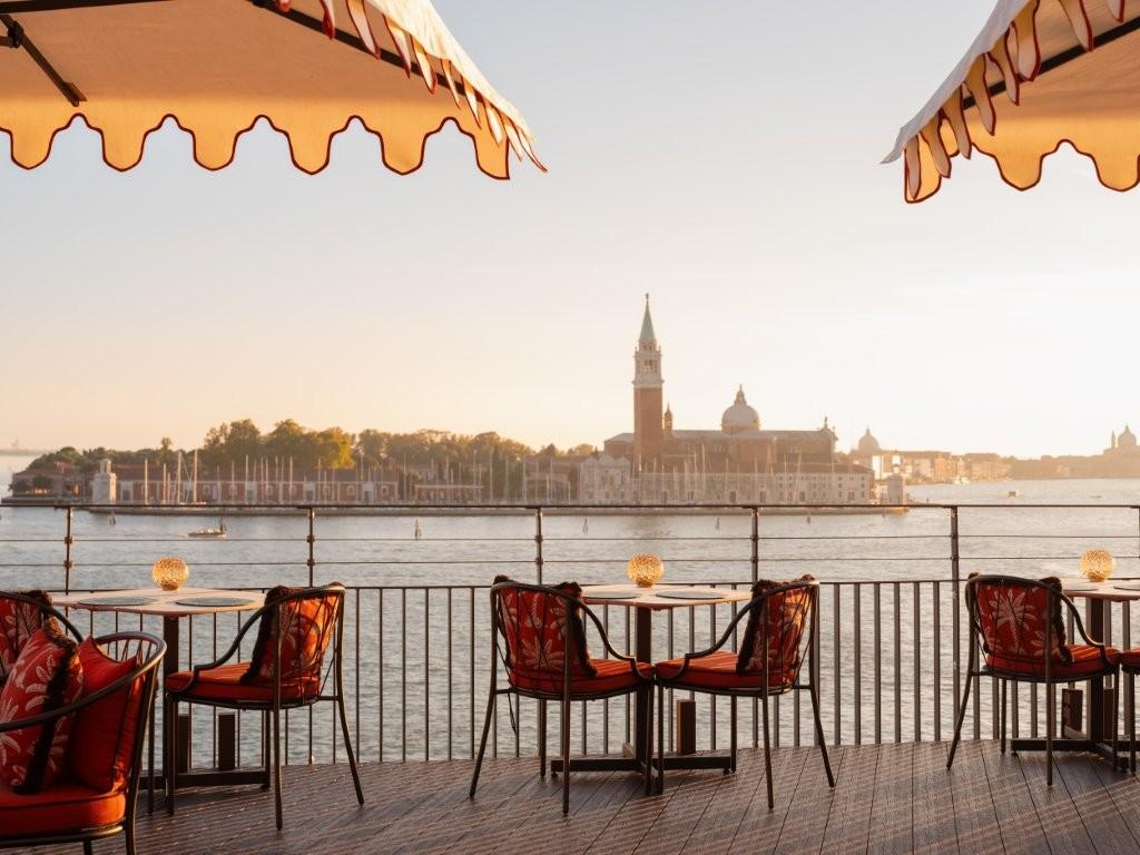 Rooftop terrace overlooking St. Mark's basin