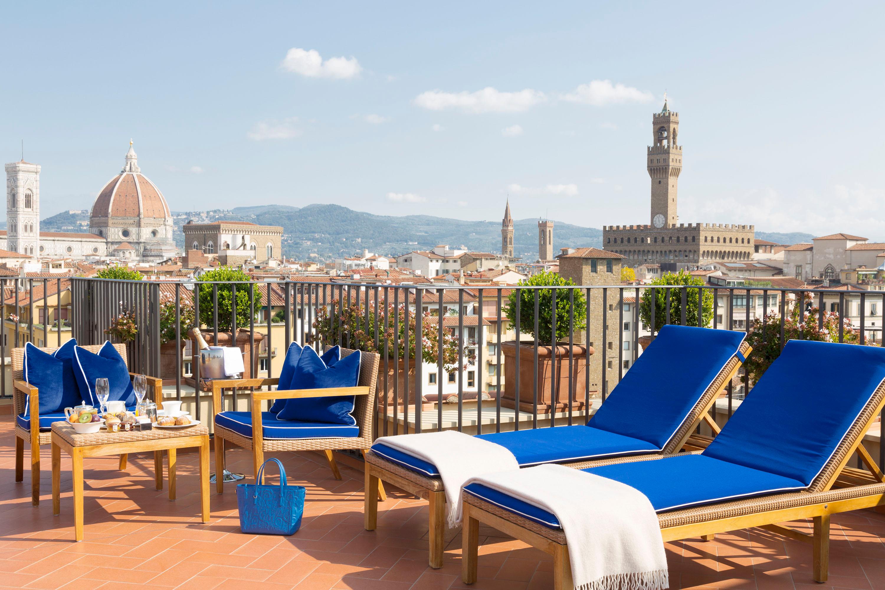 Rooftop Terrace Suite private terrace overlooking Florence