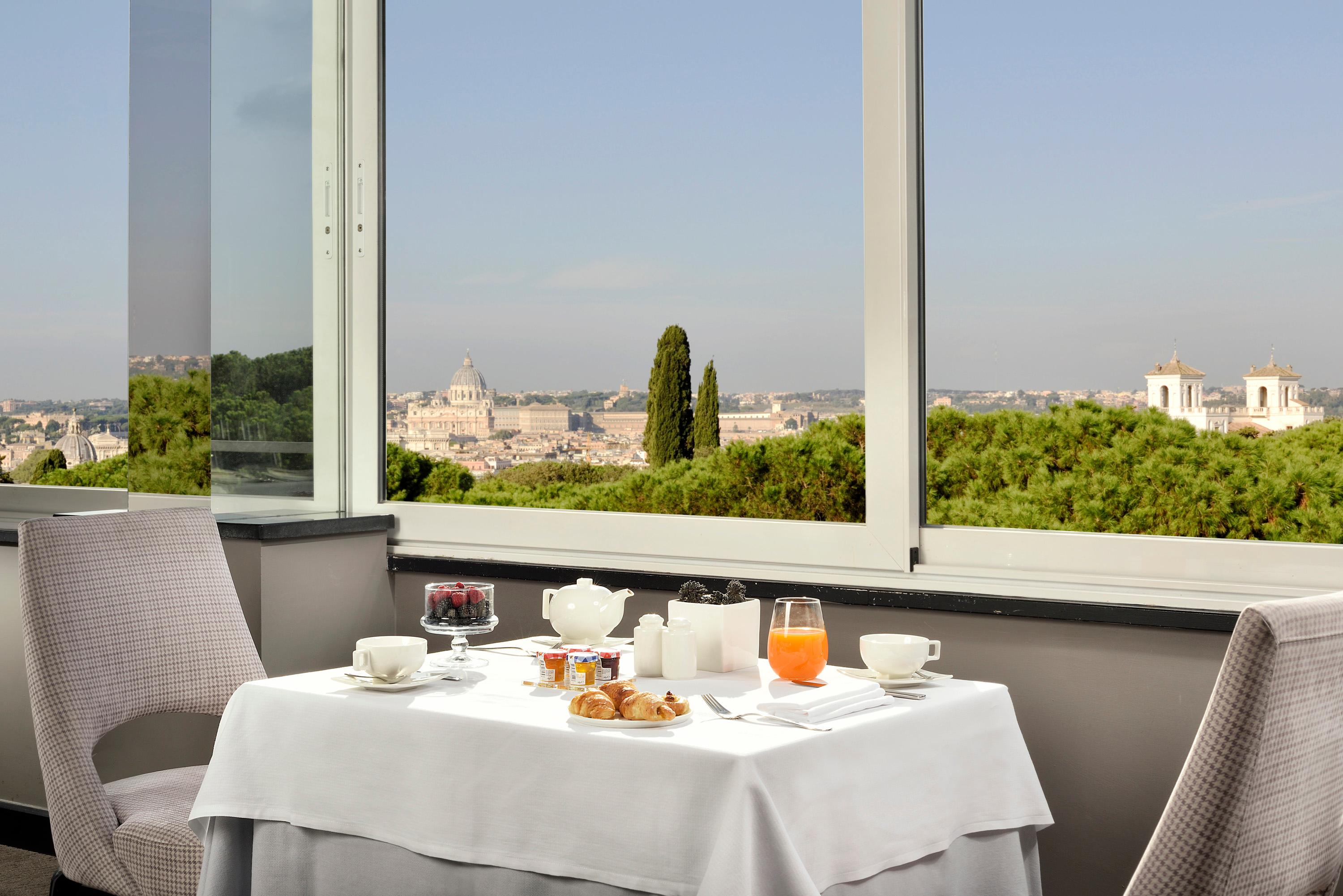 Crystal Room breakfast salon with garden views