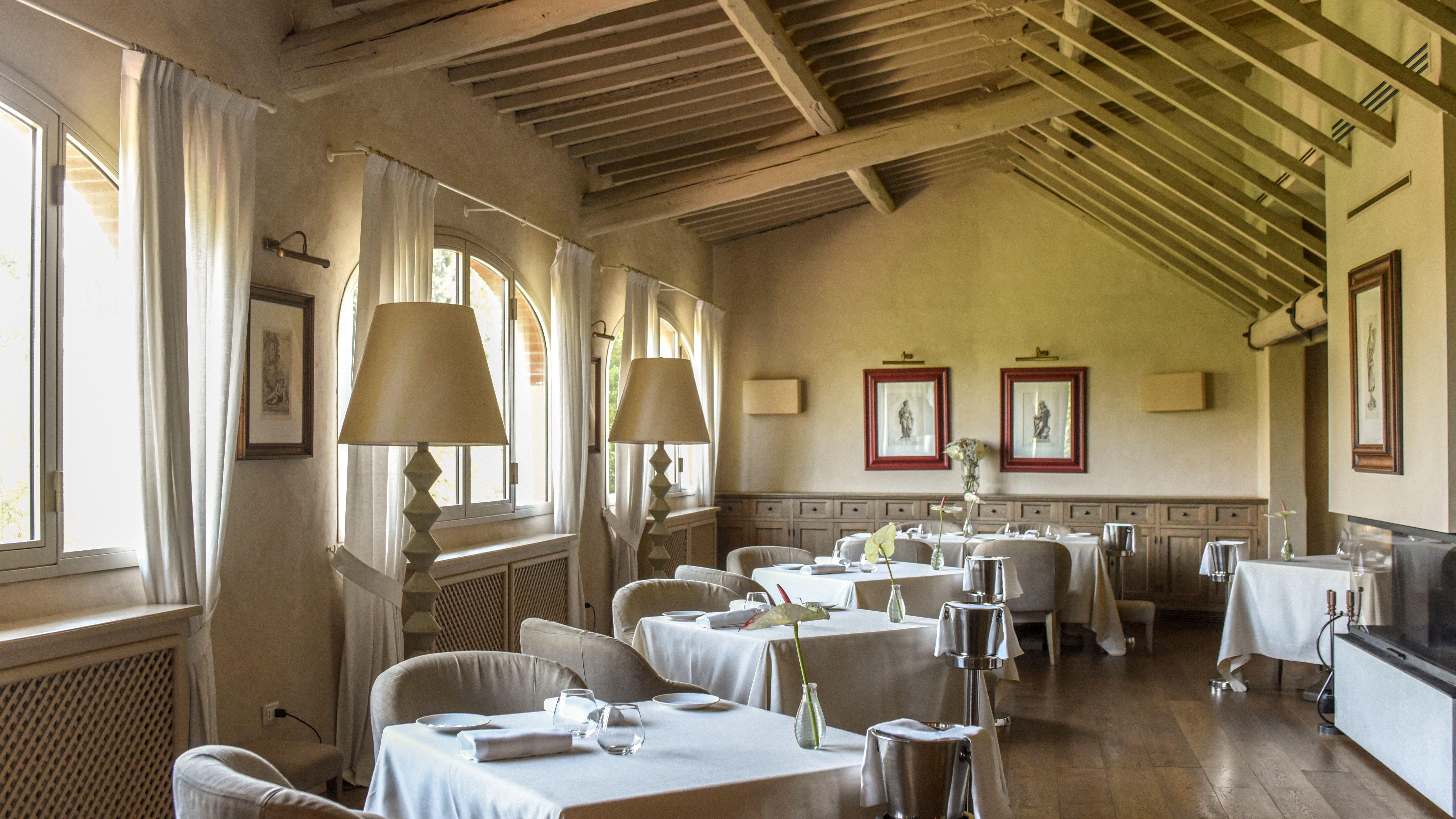 Osteria del Borro gourmet dining room